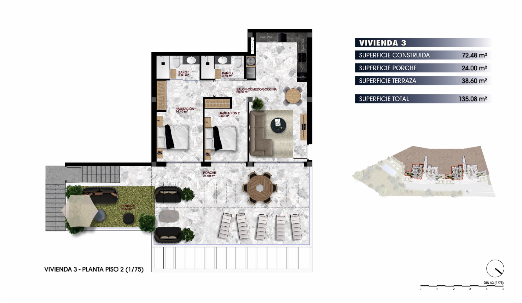 Nuevo apartamento de lujo en Finestrat - Benidorm